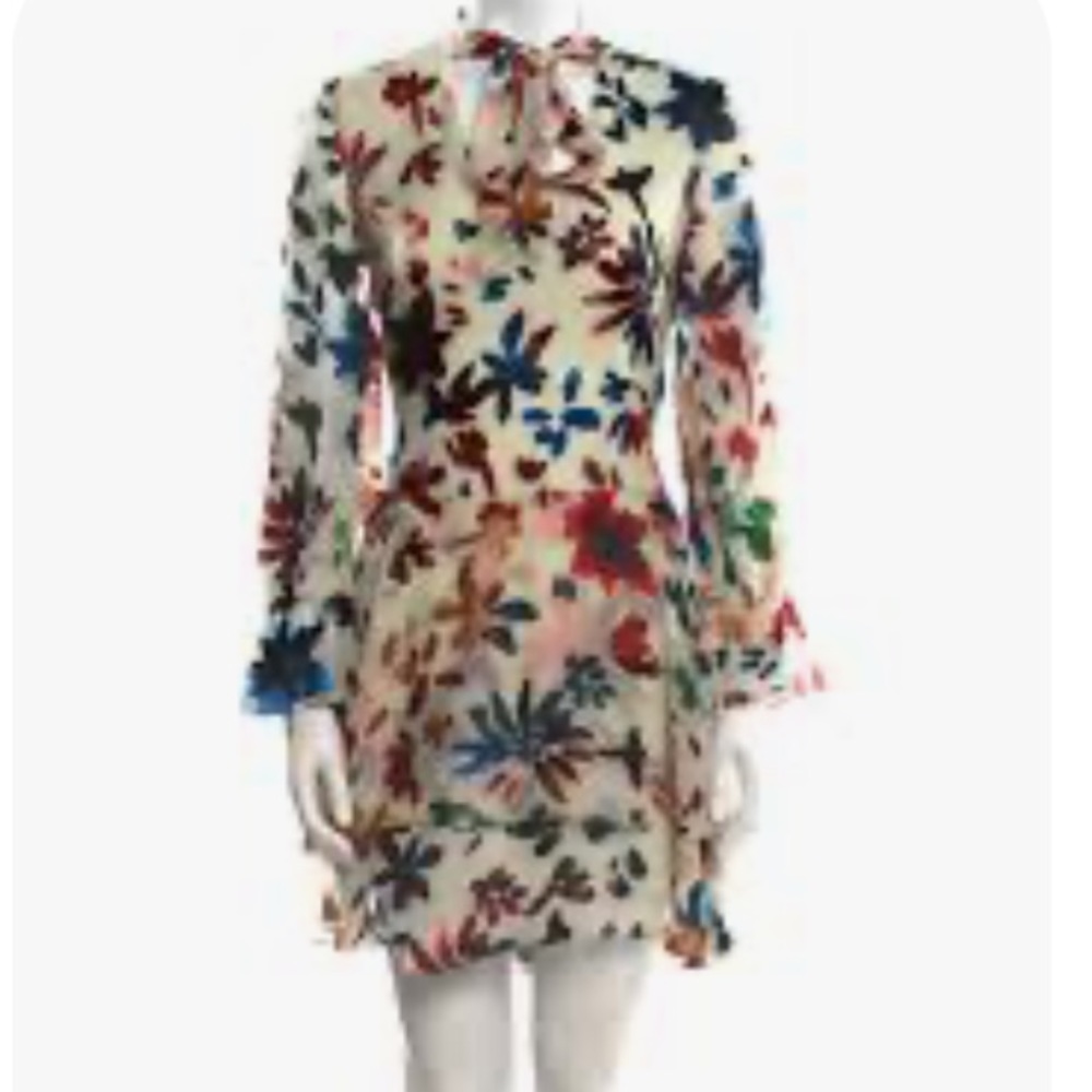 Alice + Olivia Colorful Layered Dress